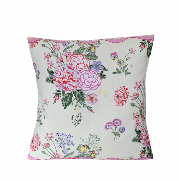 Cushion Cover in Cath Kidston Floral Fields Yellow 16''